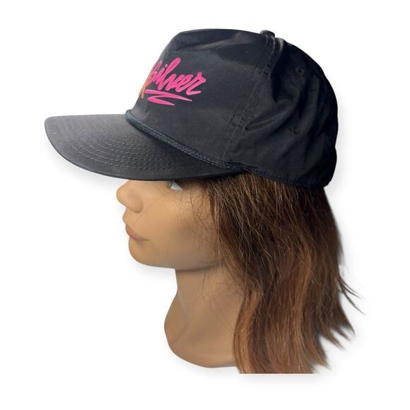 Quiksilver Retro Strapback Hat Colorful Logo Print Adjustable size 6 7/8 Y2K - Picture 7 of 7